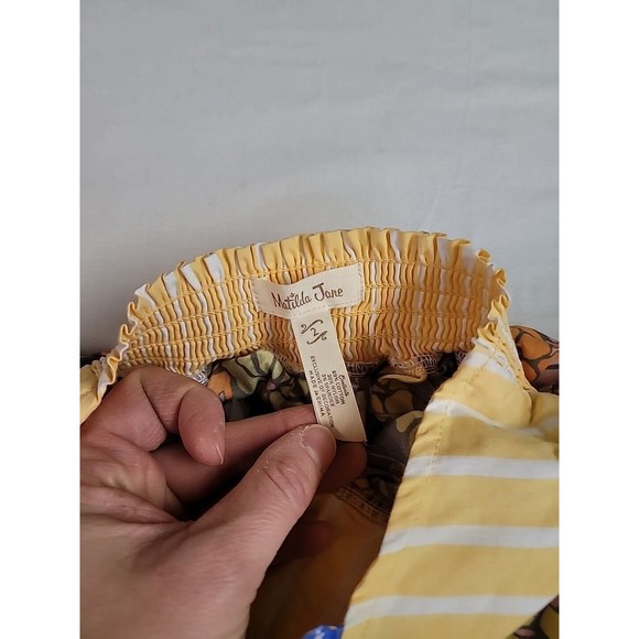 Matilda Jane Toddler Girl Size 2 Halter Sundress Flower Yellow Orange  Colorful - Picture 4 of 7